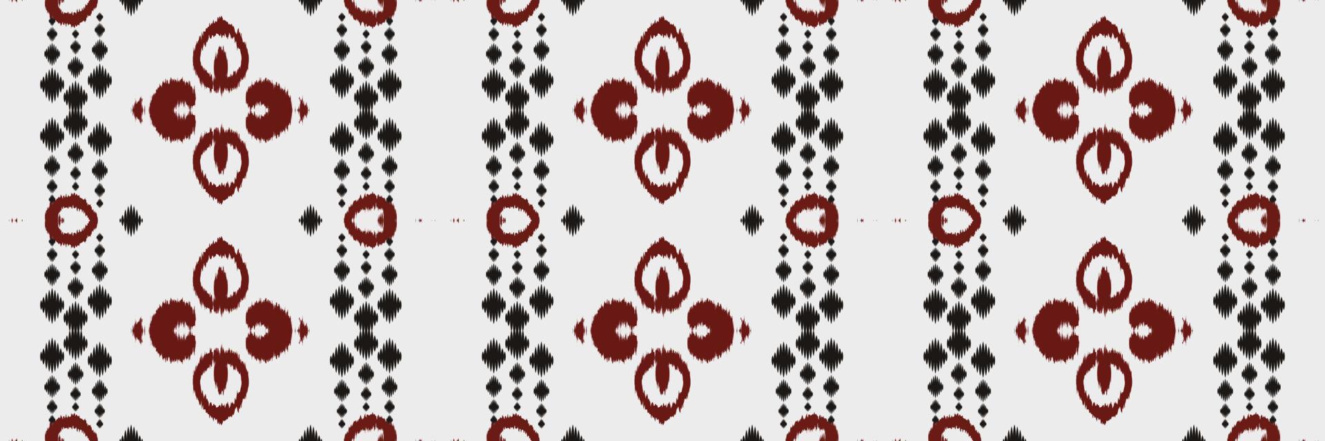 Batik Textile Ikkat or ikat texture seamless pattern digital vector design for Print saree Kurti Borneo Fabric border brush symbols swatches party wear