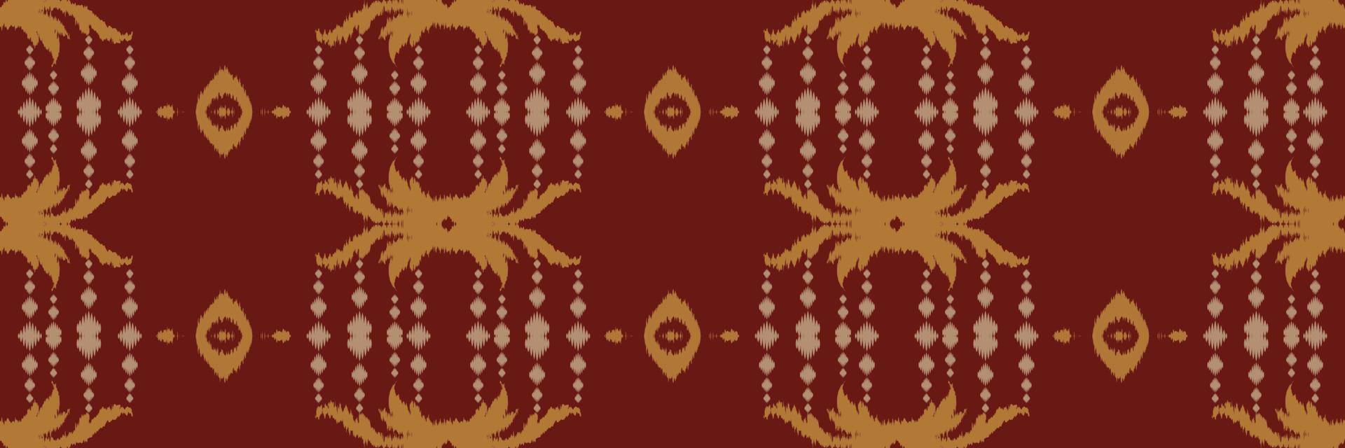 Batik Textile Motif ikat floral seamless pattern digital vector design for Print saree Kurti Borneo Fabric border brush symbols swatches designer