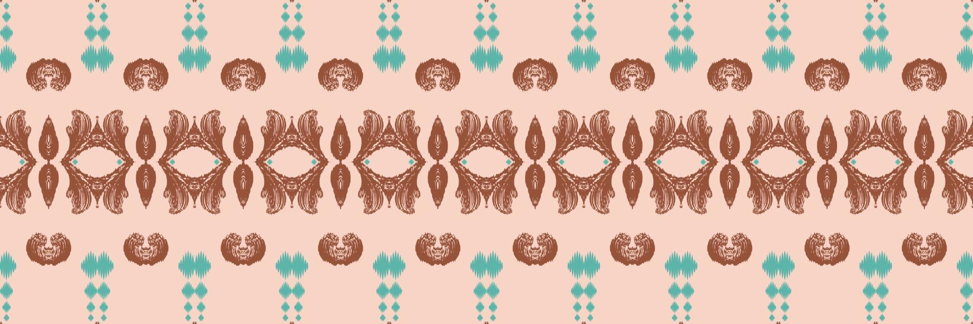 Batik Textile ikat Aztec seamless pattern digital vector design for Print saree Kurti Borneo Fabric border brush symbols swatches designer