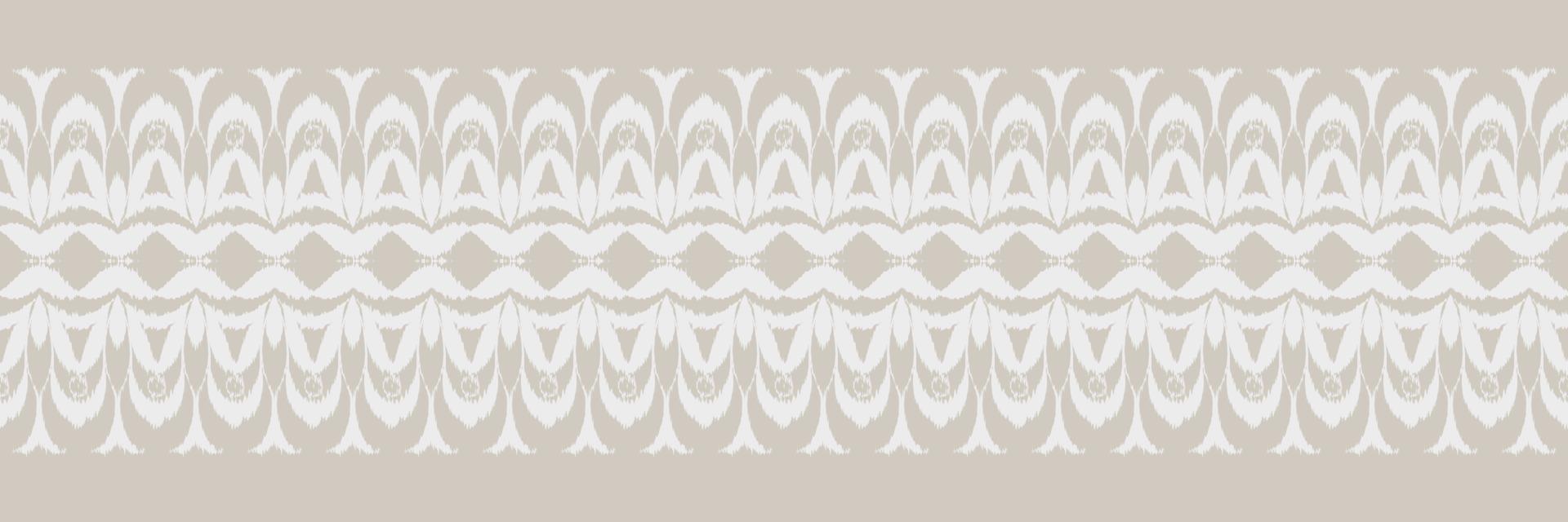 Batik Textile Ikkat or ikat triangle seamless pattern digital vector design for Print saree Kurti Borneo Fabric border brush symbols swatches stylish