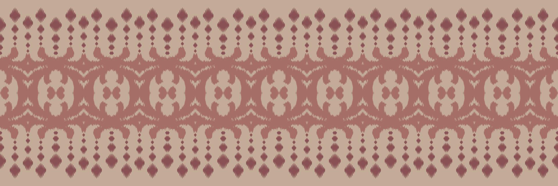 Ikat border tribal color Seamless Pattern. Ethnic Geometric Batik Ikkat Digital vector textile Design for Prints Fabric saree Mughal brush symbol Swaths texture Kurti Kurtis Kurtas
