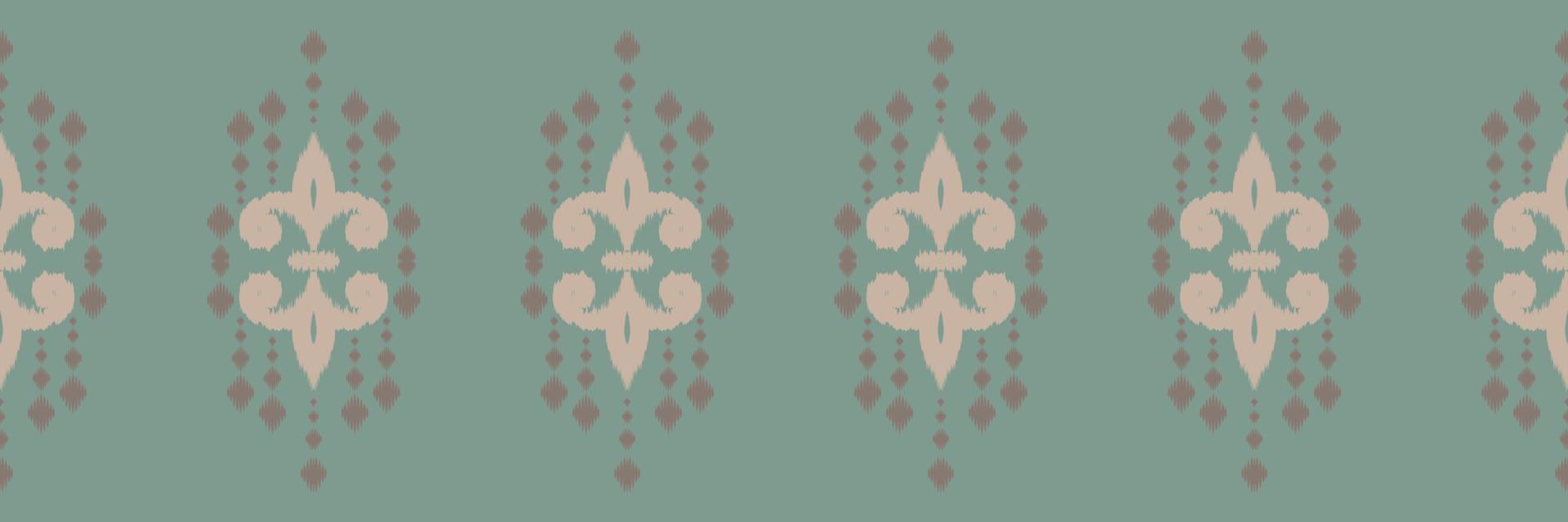 Batik Textile Ethnic ikat vector seamless pattern digital vector design for Print saree Kurti Borneo Fabric border brush symbols swatches stylish