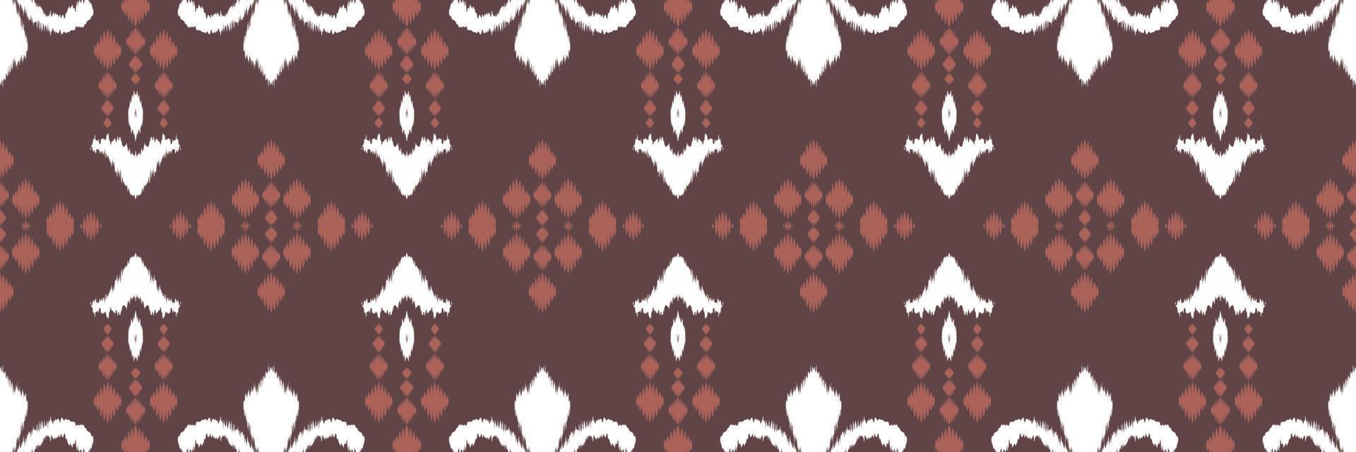 ikkat o ikat aztec batik textil diseño vectorial digital de patrones sin fisuras para imprimir saree kurti borneo borde de tela símbolos de pincel muestras de algodón vector