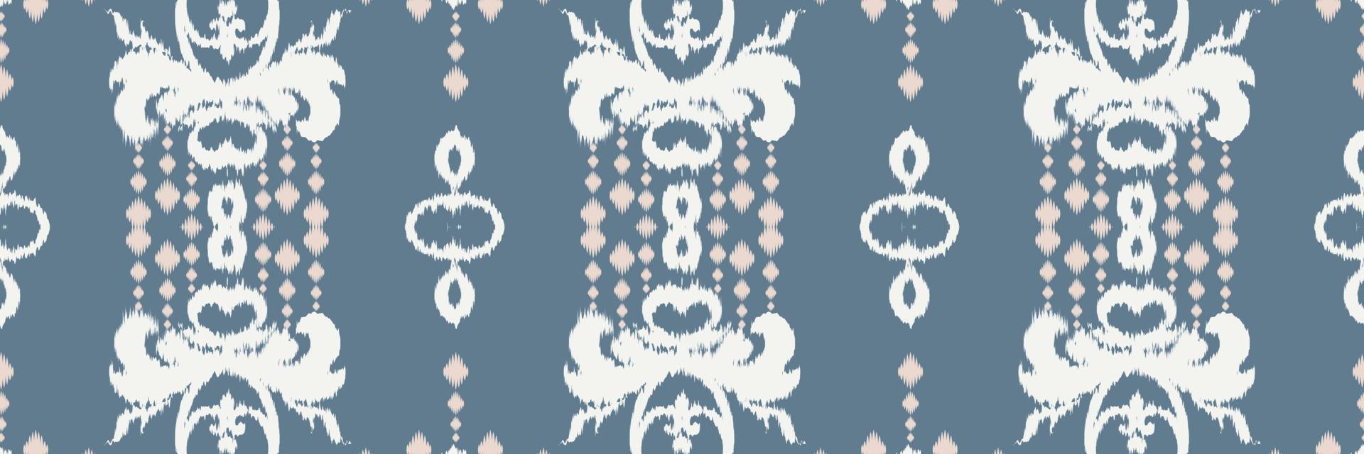 Ikat triangle batik textile seamless pattern digital vector design for Print saree Kurti Borneo Fabric border brush symbols swatches designer