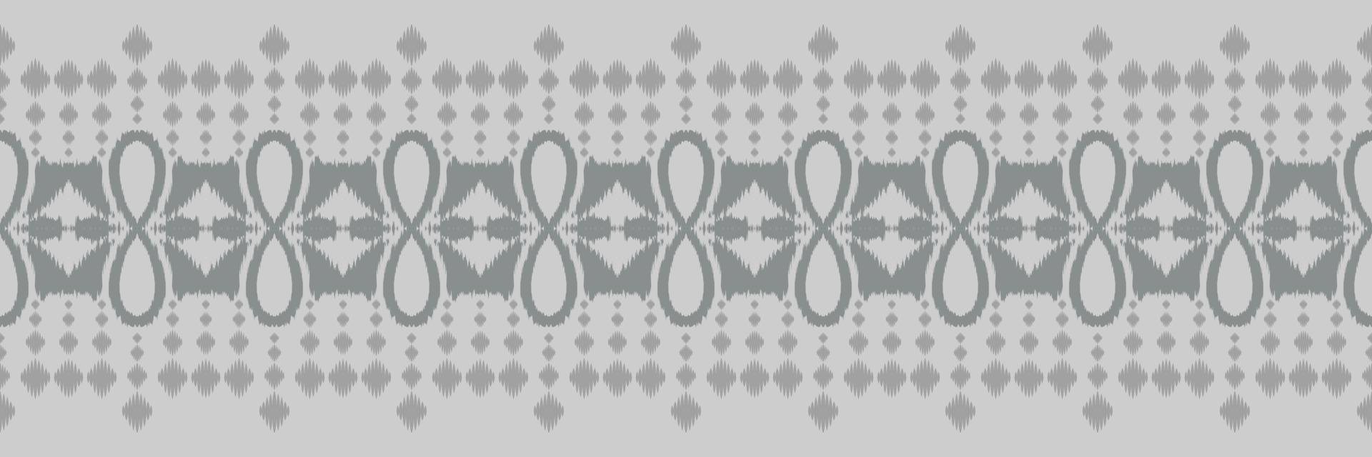 Ikat border tribal backgrounds Seamless Pattern. Ethnic Geometric Batik Ikkat Digital vector textile Design for Prints Fabric saree Mughal brush symbol Swaths texture Kurti Kurtis Kurtas