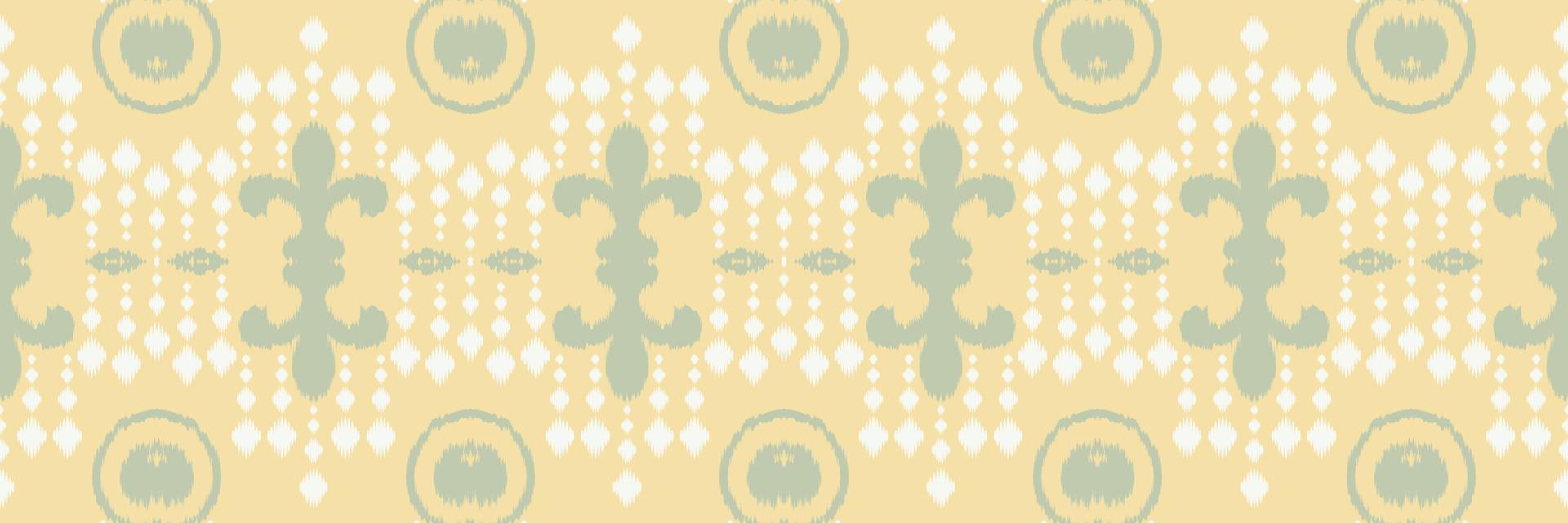 Batik Textile Ethnic ikat background seamless pattern digital vector design for Print saree Kurti Borneo Fabric border brush symbols swatches stylish