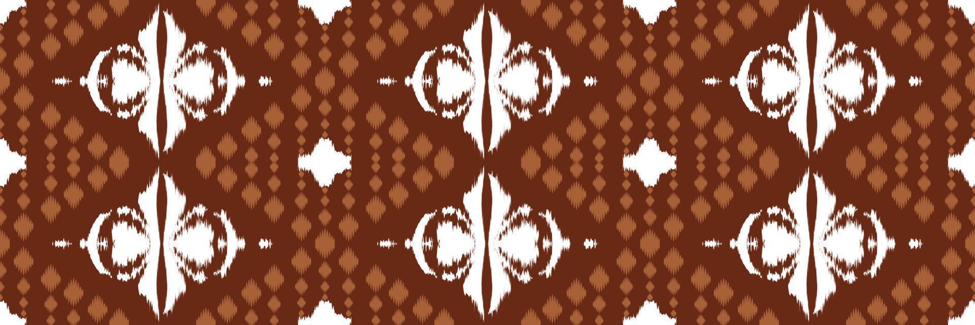 batik motivo textil textura ikat patrón sin costuras diseño vectorial digital para imprimir saree kurti borde de tela símbolos de pincel muestras elegantes vector