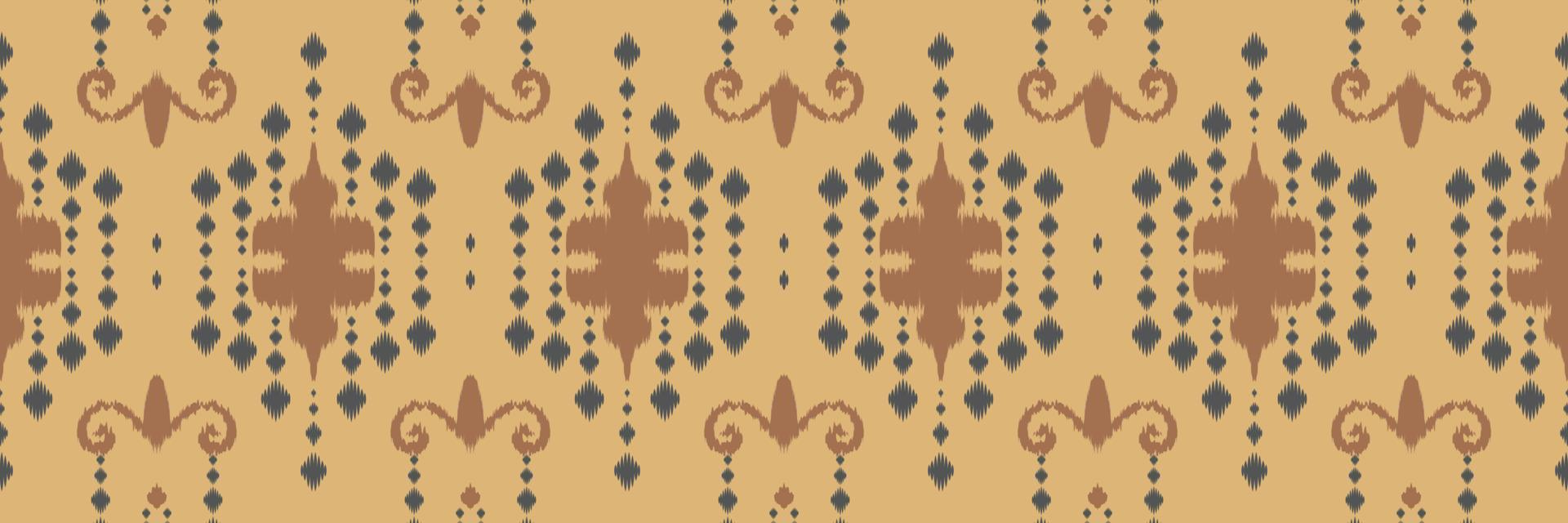 Batik Textile Ethnic ikat background seamless pattern digital vector design for Print saree Kurti Borneo Fabric border brush symbols swatches party wear