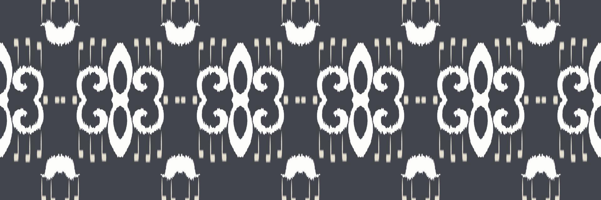Batik Textile Ikkat or ikat texture seamless pattern digital vector design for Print saree Kurti Borneo Fabric border brush symbols swatches cotton