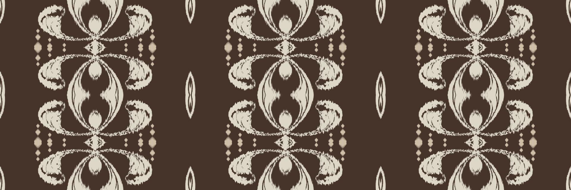 Batik Textile Ethnic ikat stripe seamless pattern digital vector design for Print saree Kurti Borneo Fabric border brush symbols swatches designer
