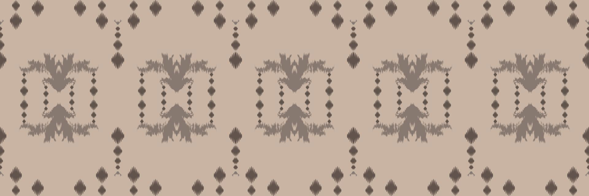 Ikat border tribal African Seamless Pattern. Ethnic Geometric Ikkat Batik Digital vector textile Design for Prints Fabric saree Mughal brush symbol Swaths texture Kurti Kurtis Kurtas