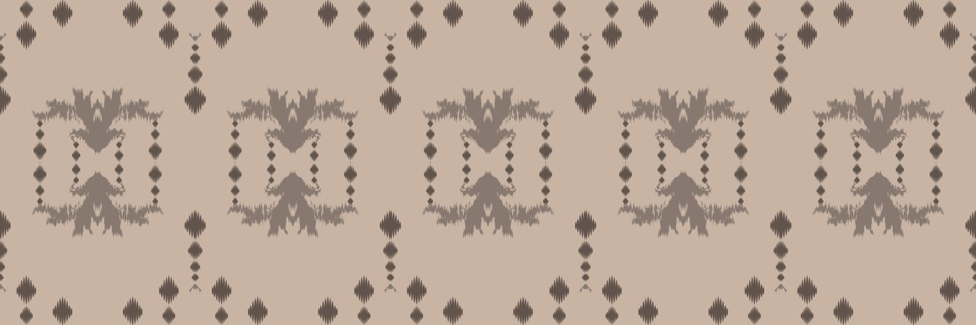 Ikat border tribal African Seamless Pattern. Ethnic Geometric Ikkat Batik Digital vector textile Design for Prints Fabric saree Mughal brush symbol Swaths texture Kurti Kurtis Kurtas