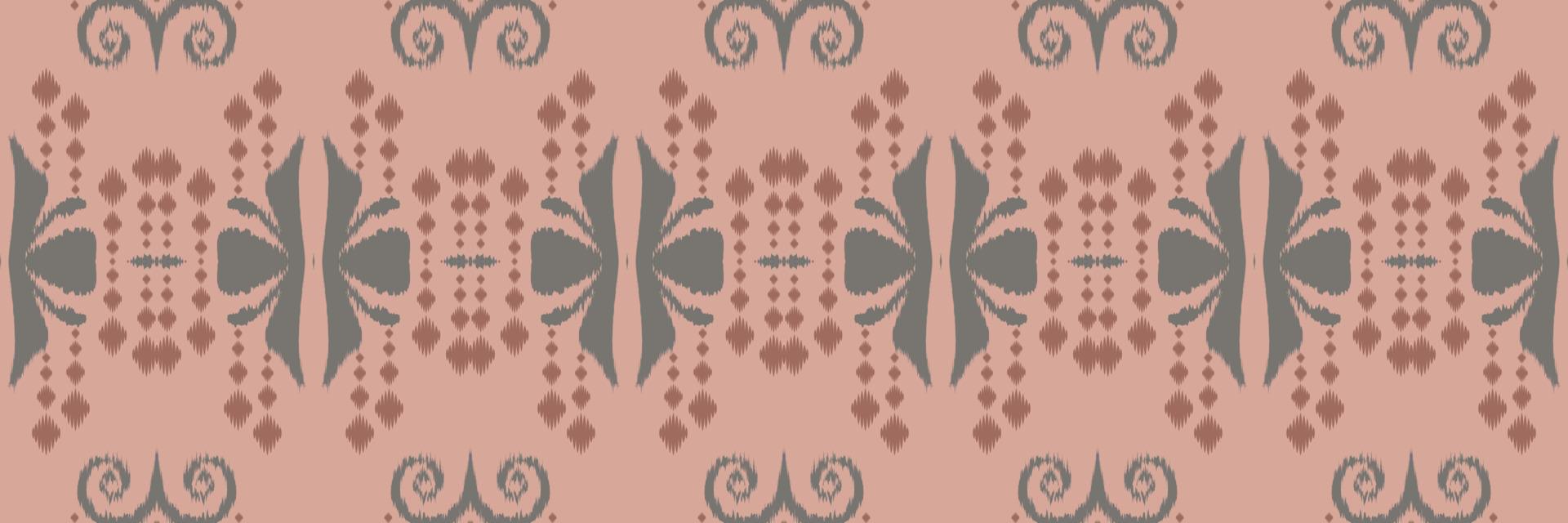 Batik Textile Ethnic ikat design seamless pattern digital vector design for Print saree Kurti Borneo Fabric border brush symbols swatches cotton