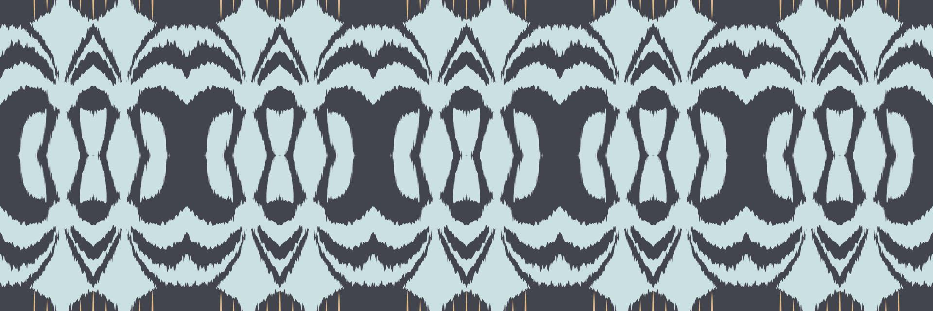 Ikkat or ikat vector batik textile seamless pattern digital vector design for Print saree Kurti Borneo Fabric border brush symbols swatches designer
