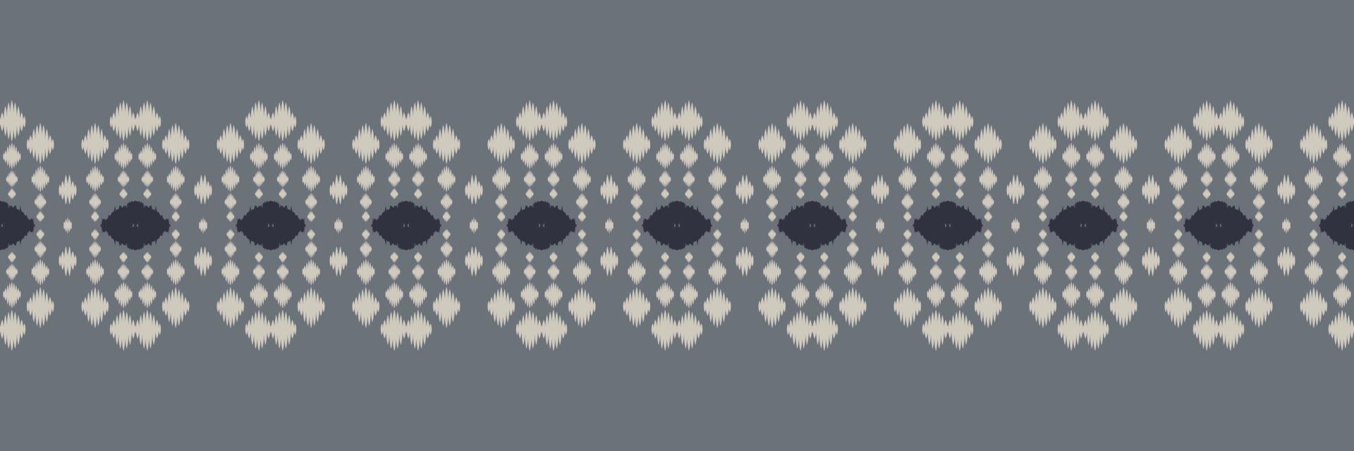Ikat print tribal cross Seamless Pattern. Ethnic Geometric Ikkat Batik Digital vector textile Design for Prints Fabric saree Mughal brush symbol Swaths texture Kurti Kurtis Kurtas