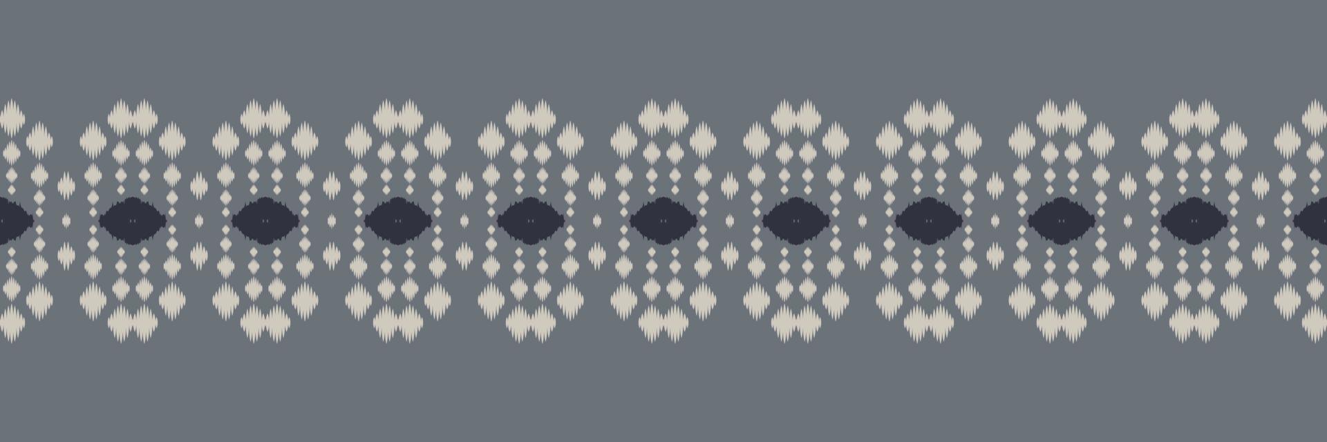 ikat imprime un patrón cruzado tribal sin costuras. étnico geométrico ikkat batik vector digital diseño textil para estampados tela sari mughal cepillo símbolo franjas textura kurti kurtis kurtas