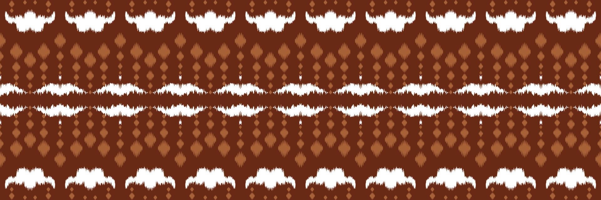 Ikat flowers tribal Africa Seamless Pattern. Ethnic Geometric Batik Ikkat Digital vector textile Design for Prints Fabric saree Mughal brush symbol Swaths texture Kurti Kurtis Kurtas