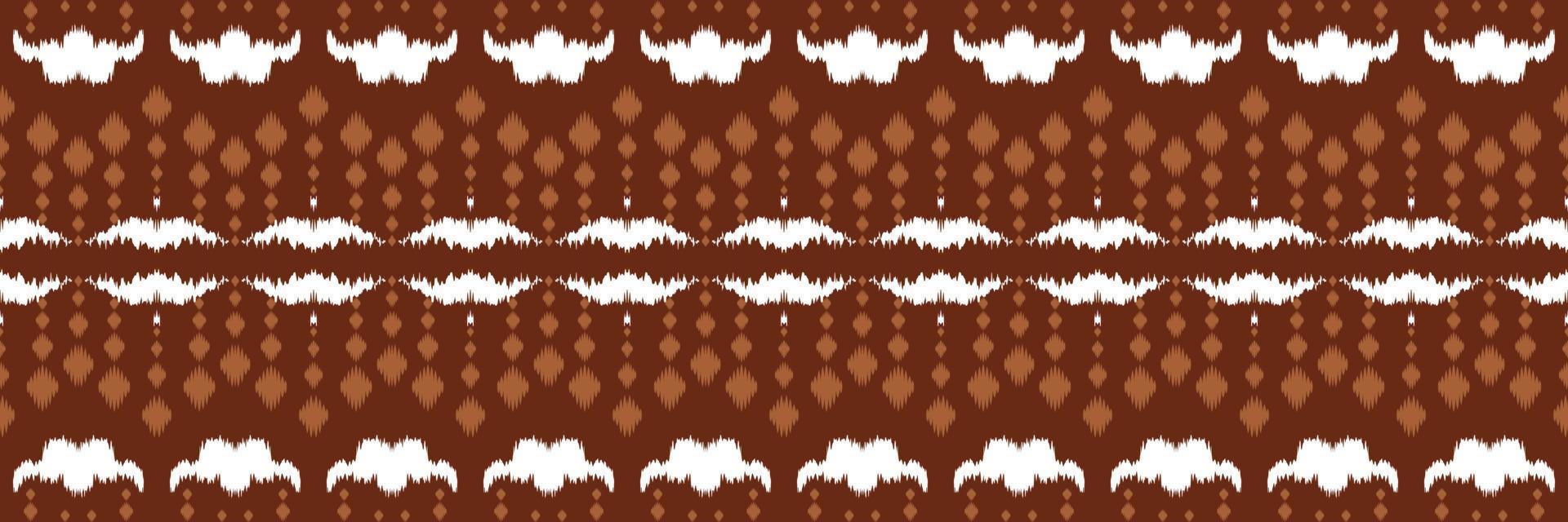 Ikat flowers tribal Africa Seamless Pattern. Ethnic Geometric Batik Ikkat Digital vector textile Design for Prints Fabric saree Mughal brush symbol Swaths texture Kurti Kurtis Kurtas