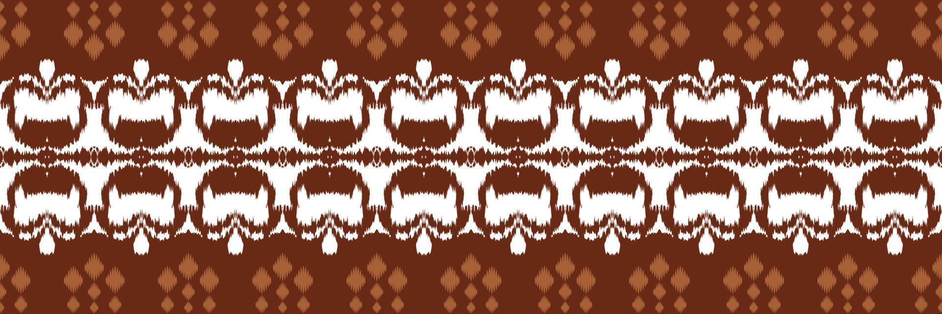 Ikat fabric tribal African Seamless Pattern. Ethnic Geometric Batik Ikkat Digital vector textile Design for Prints Fabric saree Mughal brush symbol Swaths texture Kurti Kurtis Kurtas