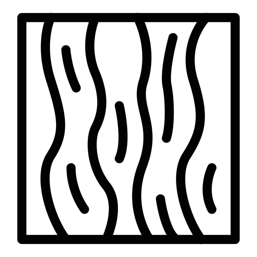 Cement paving icon, outline style vector