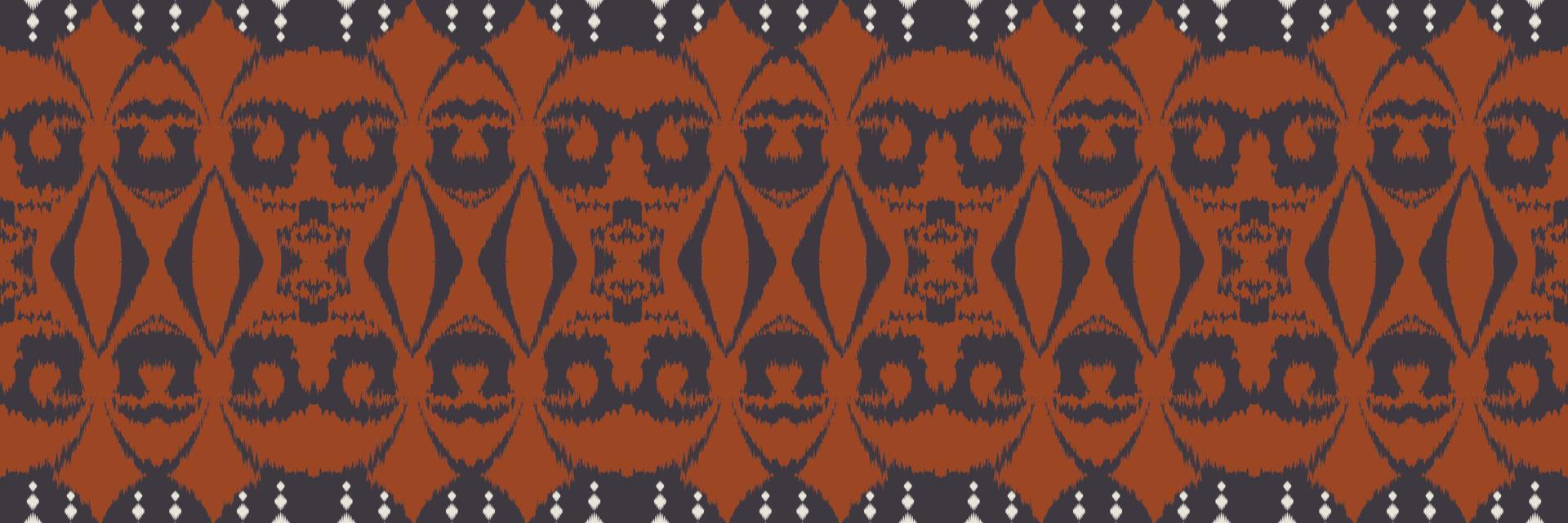 Ethnic ikat chevron batik textile seamless pattern digital vector design for Print saree Kurti Borneo Fabric border brush symbols swatches designer