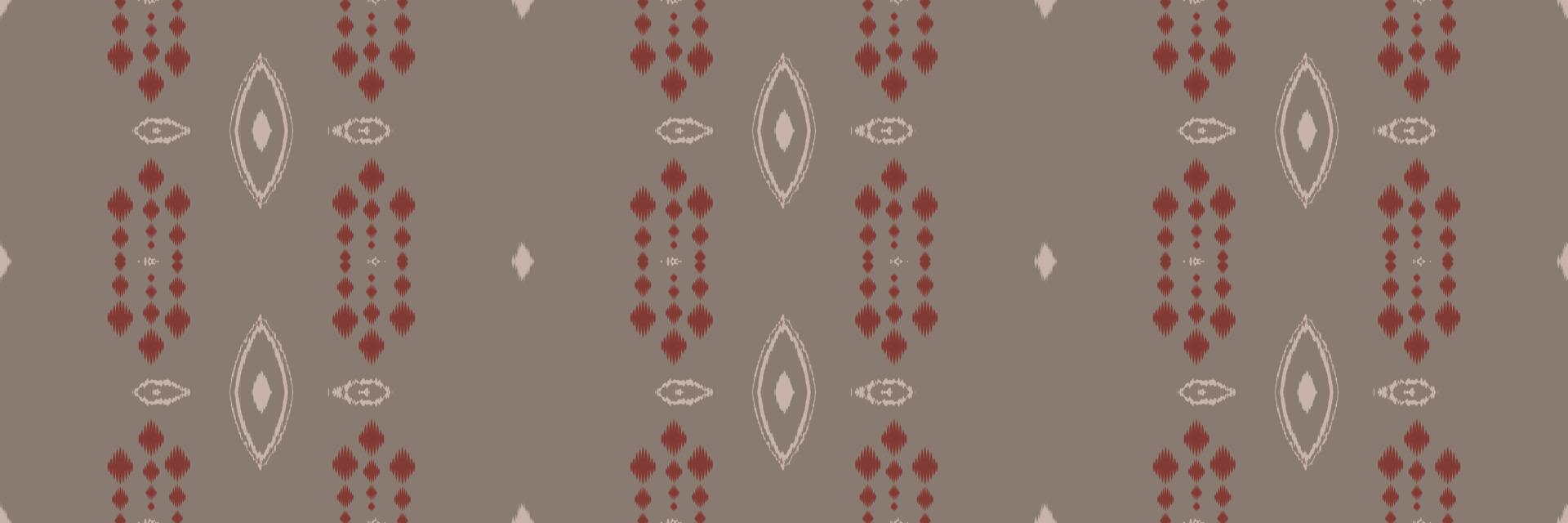 Batik Textile Ikkat or ikat flower seamless pattern digital vector design for Print saree Kurti Borneo Fabric border brush symbols swatches party wear