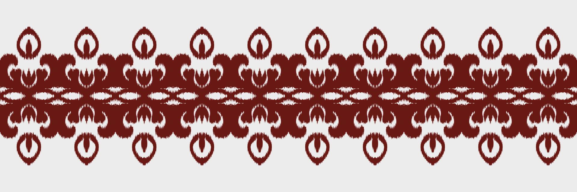 Batik Textile Motif ikat flowers seamless pattern digital vector design for Print saree Kurti Borneo Fabric border brush symbols swatches party wear