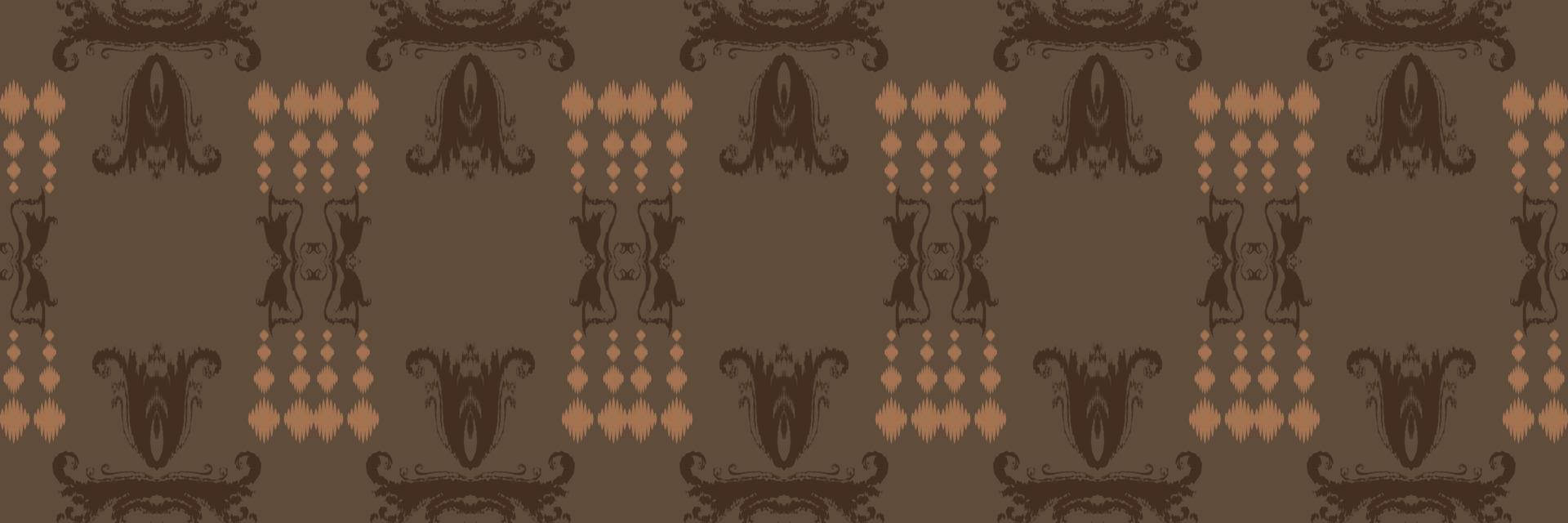 Motif African ikat batik textile seamless pattern digital vector design for Print saree Kurti Borneo Fabric border brush symbols swatches stylish