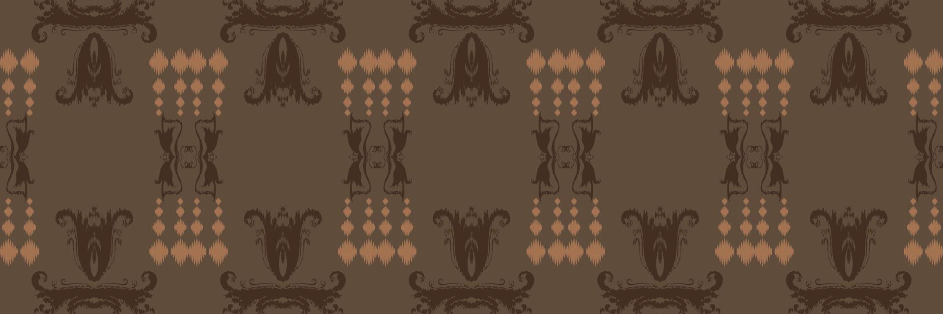 Motif African ikat batik textile seamless pattern digital vector design for Print saree Kurti Borneo Fabric border brush symbols swatches stylish