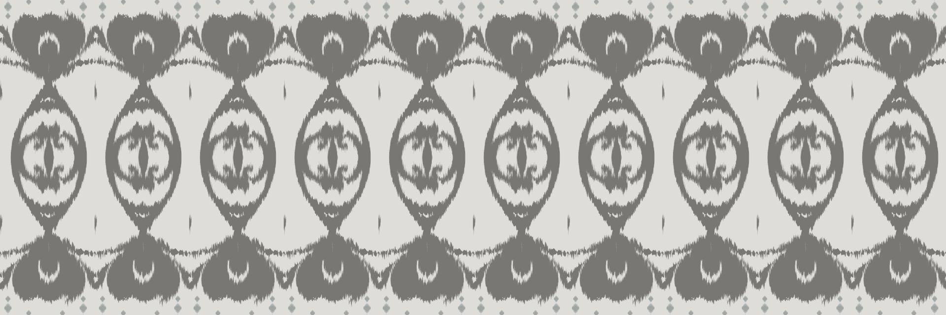 Ethnic ikat triangle batik textile seamless pattern digital vector design for Print saree Kurti Borneo Fabric border brush symbols swatches designer