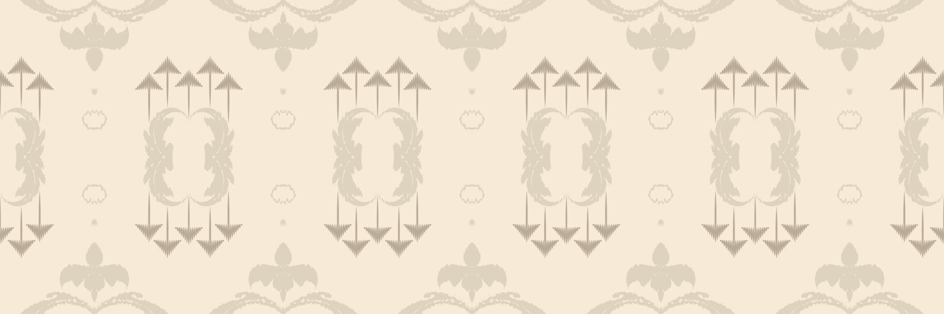 Ikat texture batik textile seamless pattern digital vector design for Print saree Kurti Borneo Fabric border brush symbols swatches designer