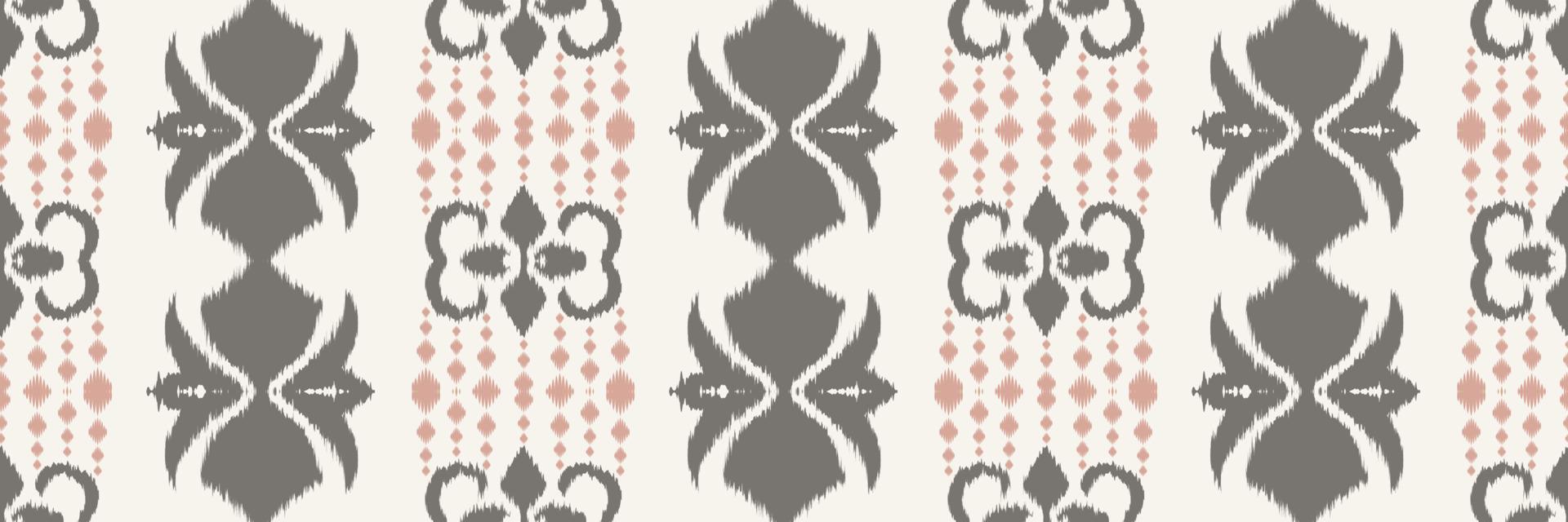 Batik Textile Motif ikat stripes seamless pattern digital vector design for Print saree Kurti Borneo Fabric border brush symbols swatches designer