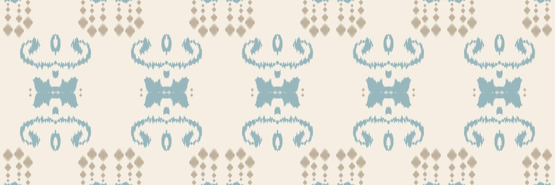 Batik Textile Motif ikat flowers seamless pattern digital vector design for Print saree Kurti Borneo Fabric border brush symbols swatches designer