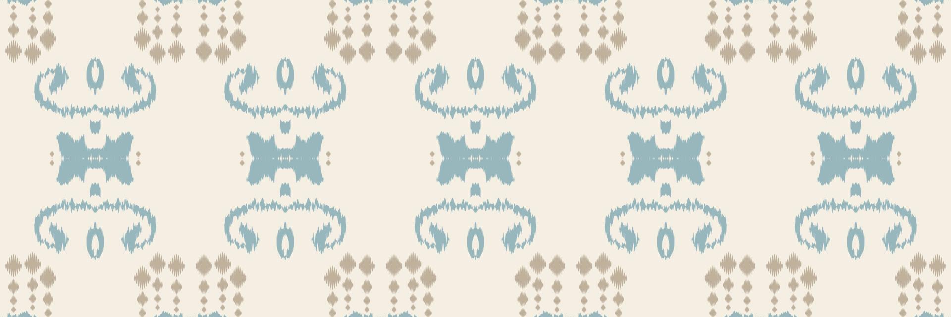 Batik Textile Motif ikat flowers seamless pattern digital vector design for Print saree Kurti Borneo Fabric border brush symbols swatches designer