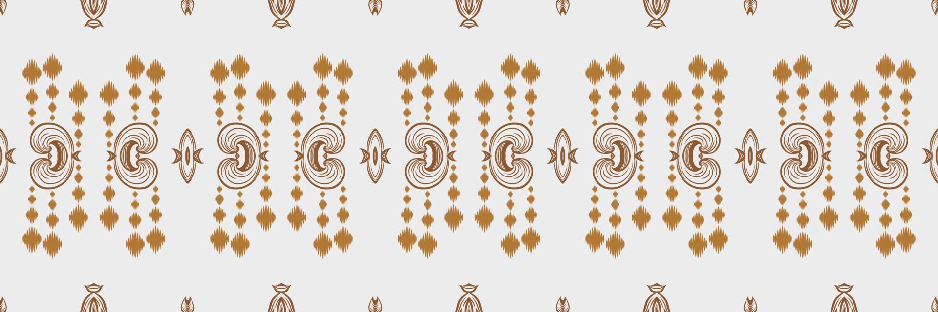 Batik Textile Motif ikat background seamless pattern digital vector design for Print saree Kurti Borneo Fabric border brush symbols swatches stylish