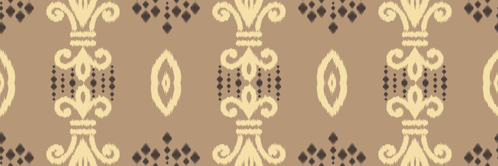 Motif African ikat batik textile seamless pattern digital vector design for Print saree Kurti Borneo Fabric border brush symbols swatches designer