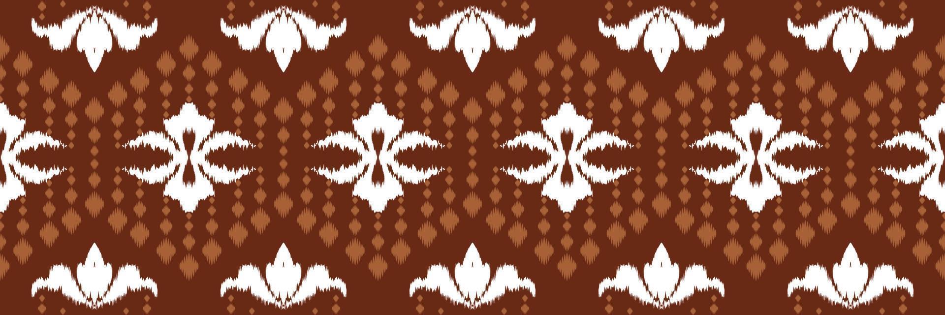 Batik Textile Ethnic ikat damask seamless pattern digital vector design for Print saree Kurti Borneo Fabric border brush symbols swatches stylish