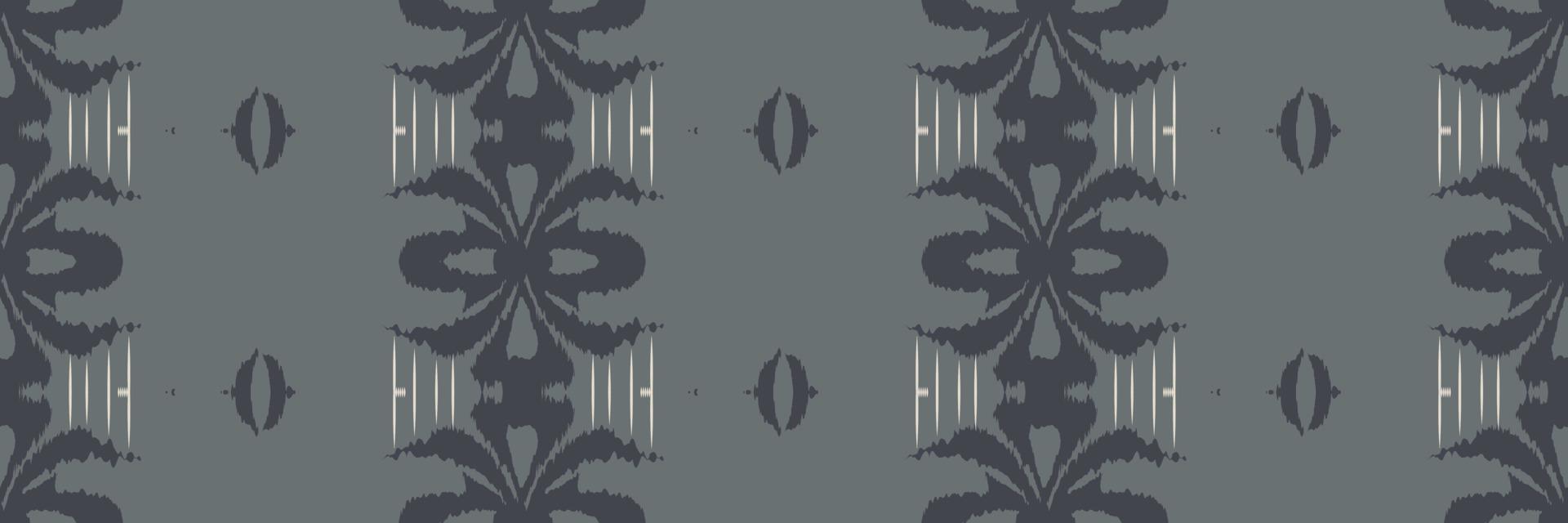 Batik Textile ikat floral seamless pattern digital vector design for Print saree Kurti Borneo Fabric border brush symbols swatches designer