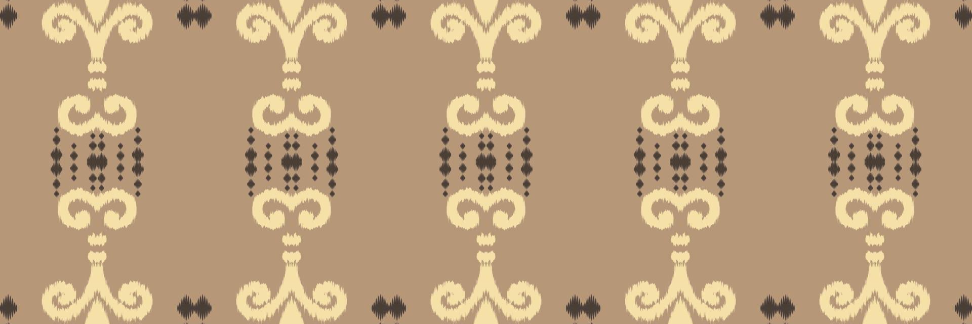Ikkat or ikat diamond batik textile seamless pattern digital vector design for Print saree Kurti Borneo Fabric border brush symbols swatches designer