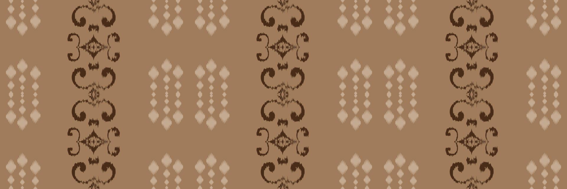 Ikat chevron batik textile seamless pattern digital vector design for Print saree Kurti Borneo Fabric border brush symbols swatches designer