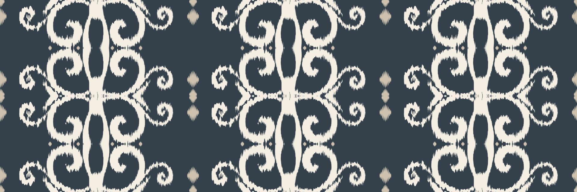 Batik Textile Ethnic ikat design seamless pattern digital vector design for Print saree Kurti Borneo Fabric border brush symbols swatches designer