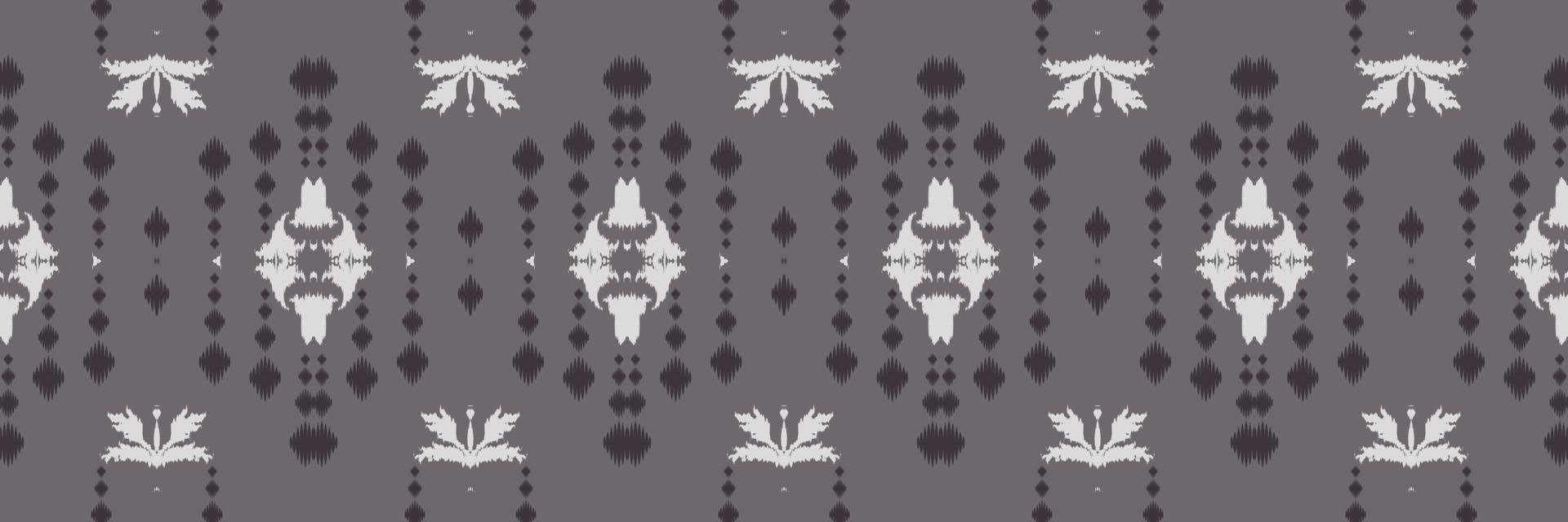 Batik Textile Ethnic ikat prints seamless pattern digital vector design for Print saree Kurti Borneo Fabric border brush symbols swatches cotton