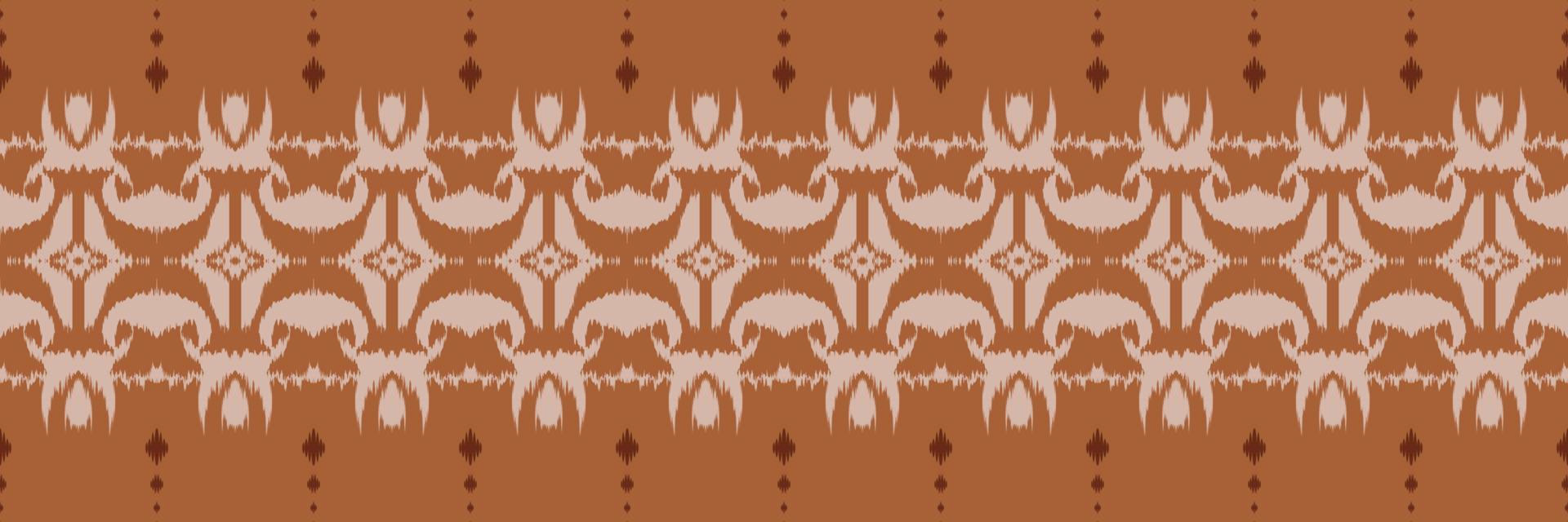 patrón sin costuras de arte tribal de tela ikat. étnico geométrico batik ikkat vector digital diseño textil para estampados tela sari mogol cepillo símbolo franjas textura kurti kurtis kurtas