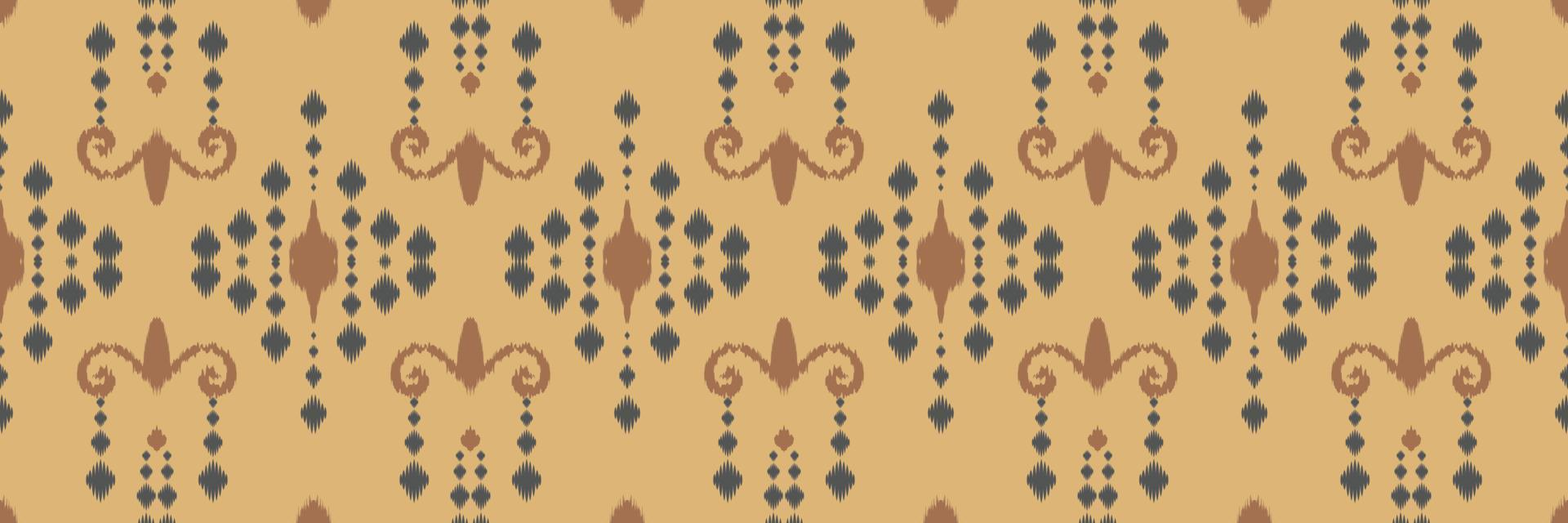 Batik Textile ikat damask seamless pattern digital vector design for Print saree Kurti Borneo Fabric border brush symbols swatches designer
