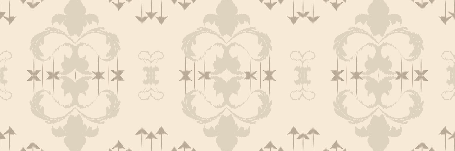 Ikat texture batik textile seamless pattern digital vector design for Print saree Kurti Borneo Fabric border brush symbols swatches designer