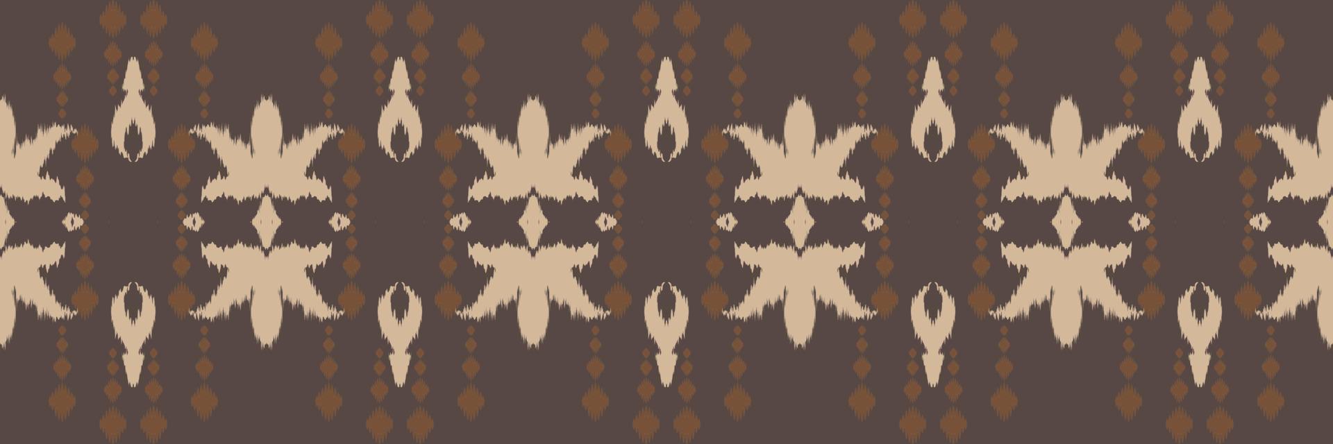 Batik Textile Ethnic ikat chevron seamless pattern digital vector design for Print saree Kurti Borneo Fabric border brush symbols swatches designer