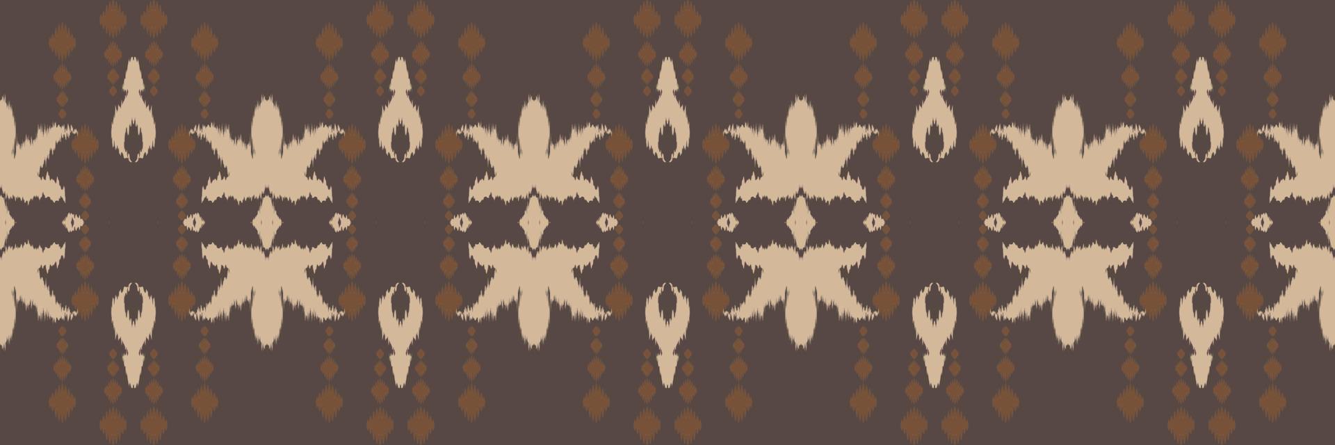 Batik Textile Ethnic ikat chevron seamless pattern digital vector design for Print saree Kurti Borneo Fabric border brush symbols swatches designer