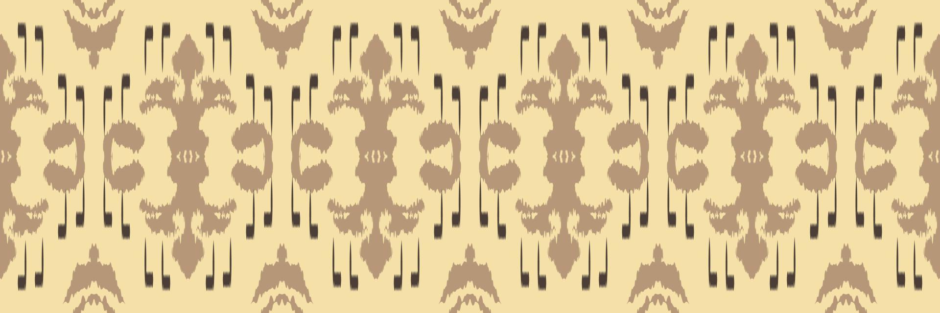 Batik Textile Ikkat or ikat texture seamless pattern digital vector design for Print saree Kurti Borneo Fabric border brush symbols swatches stylish