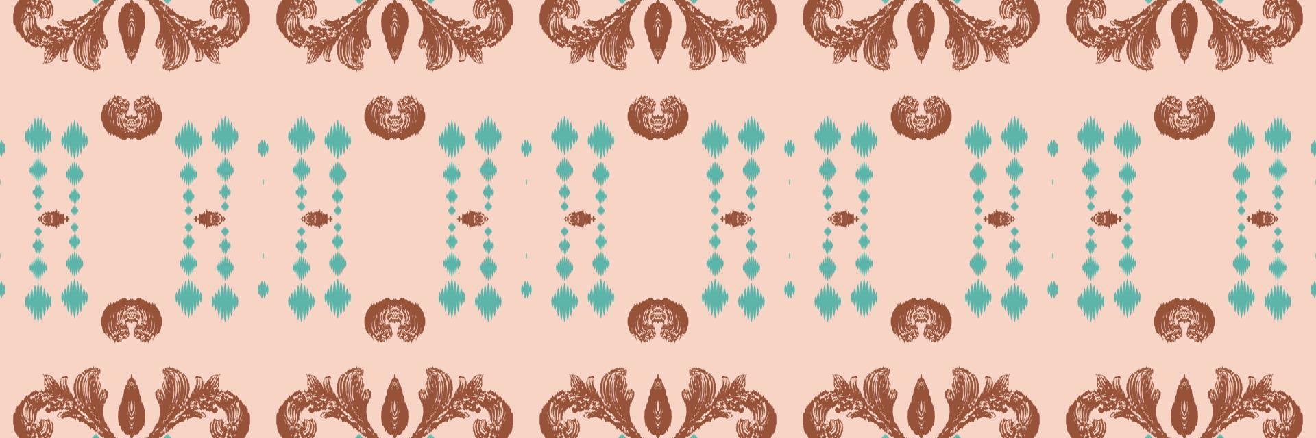 Motif ikat design batik textile seamless pattern digital vector design for Print saree Kurti Borneo Fabric border brush symbols swatches cotton