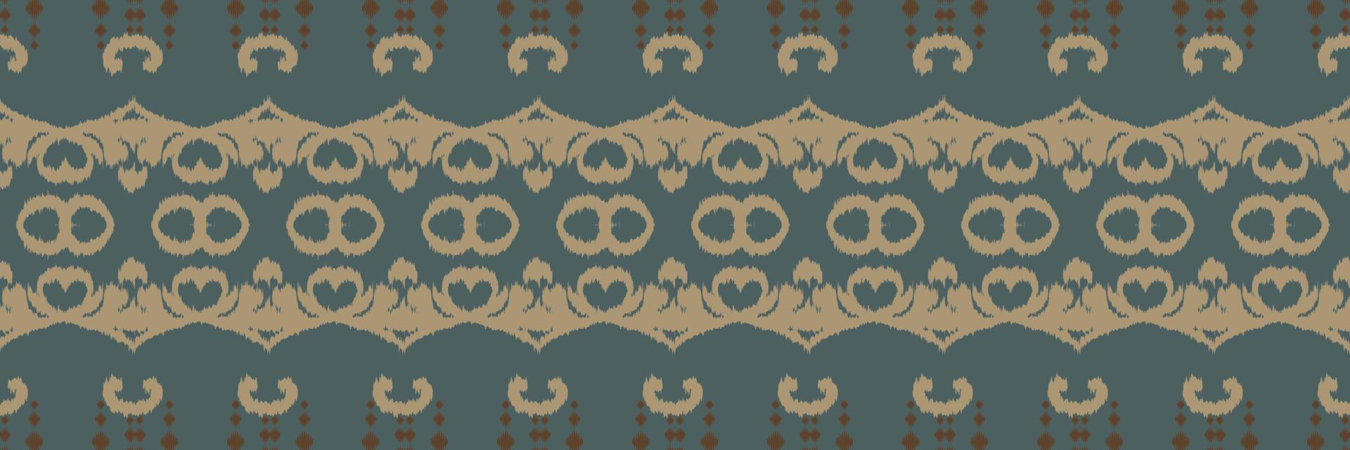 Ethnic ikat stripes batik textile seamless pattern digital vector design for Print saree Kurti Borneo Fabric border brush symbols swatches designer